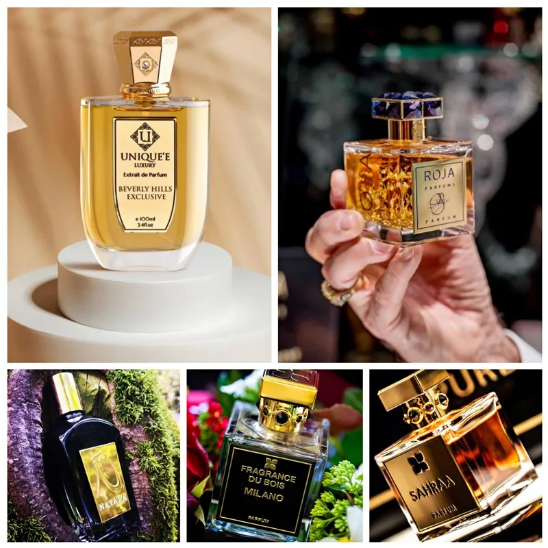 Custom show of perfume labels Custom show of perfume labels